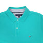 Mens Green Tommy Hilfiger  Short Sleeve Polo Shirt