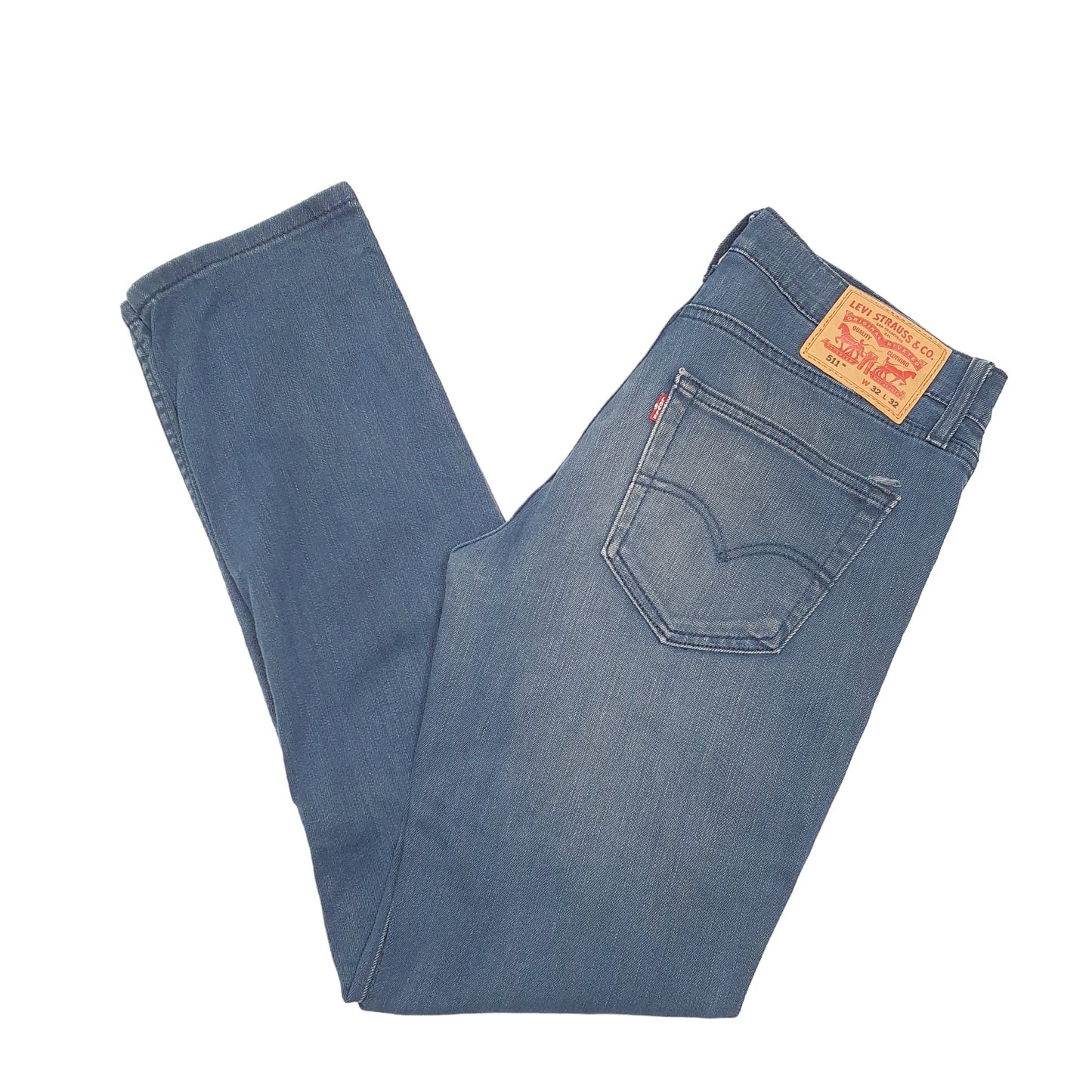 Mens Navy Levis Stretch 511 JeansW32 L32