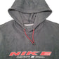 Mens Black Nike Vintage Performance Athletics Spellout 2000's Hoodie Jumper