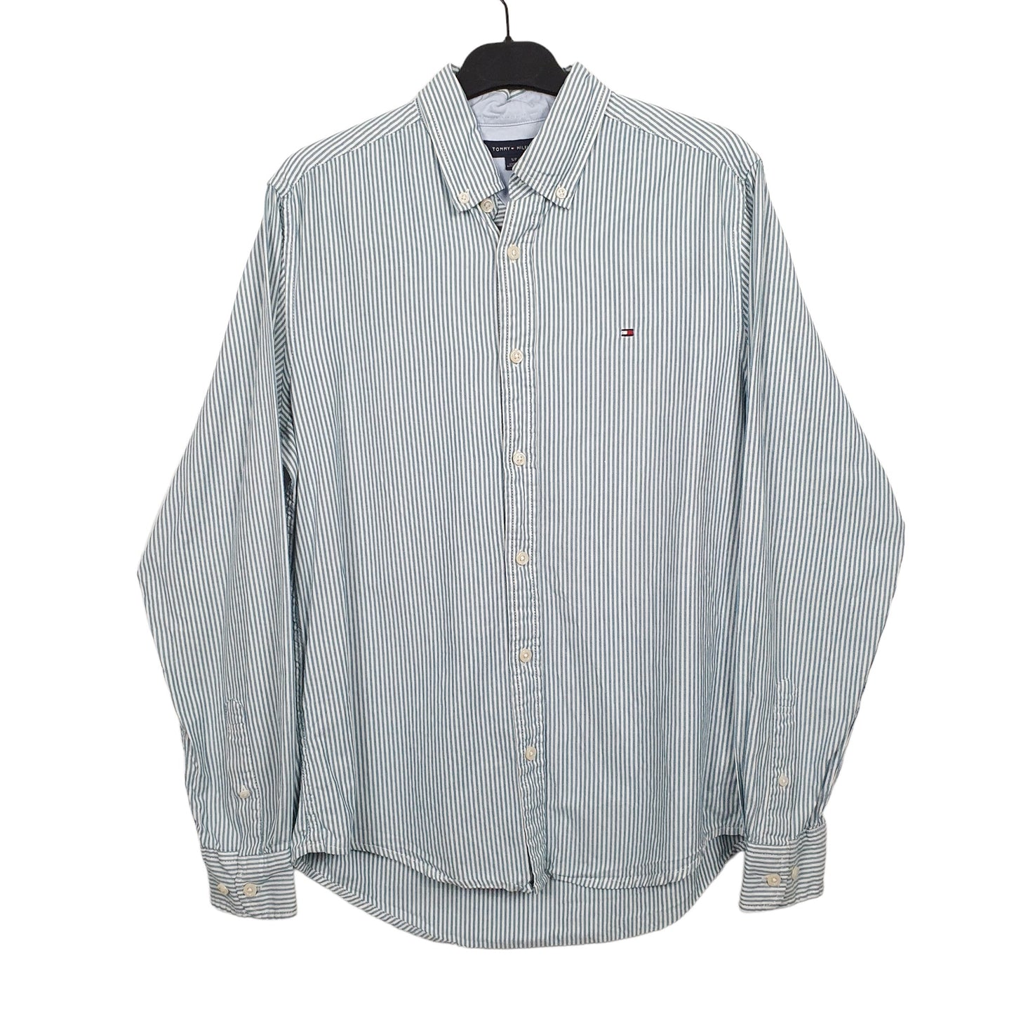 Green Tommy Hilfiger Long Sleeve Shirt