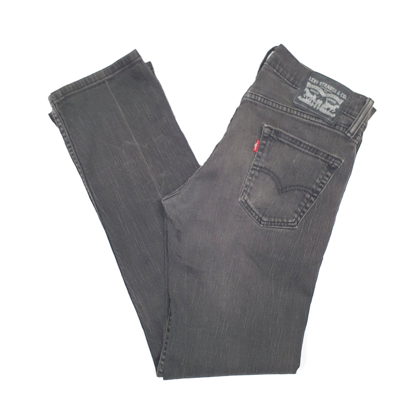 Levis 514 Straight Fit Jeans W30 L32 Grey