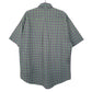 Tommy Hilfiger Crest Logo Short Sleeve Regular Fit Check Shirt Green