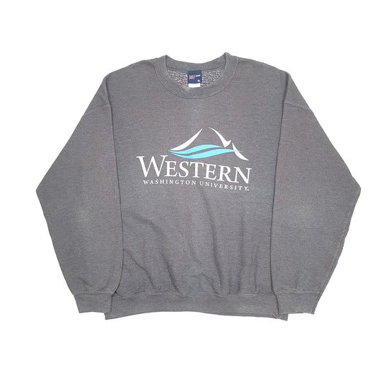 MV Sport USA College Crewneck XL Grey