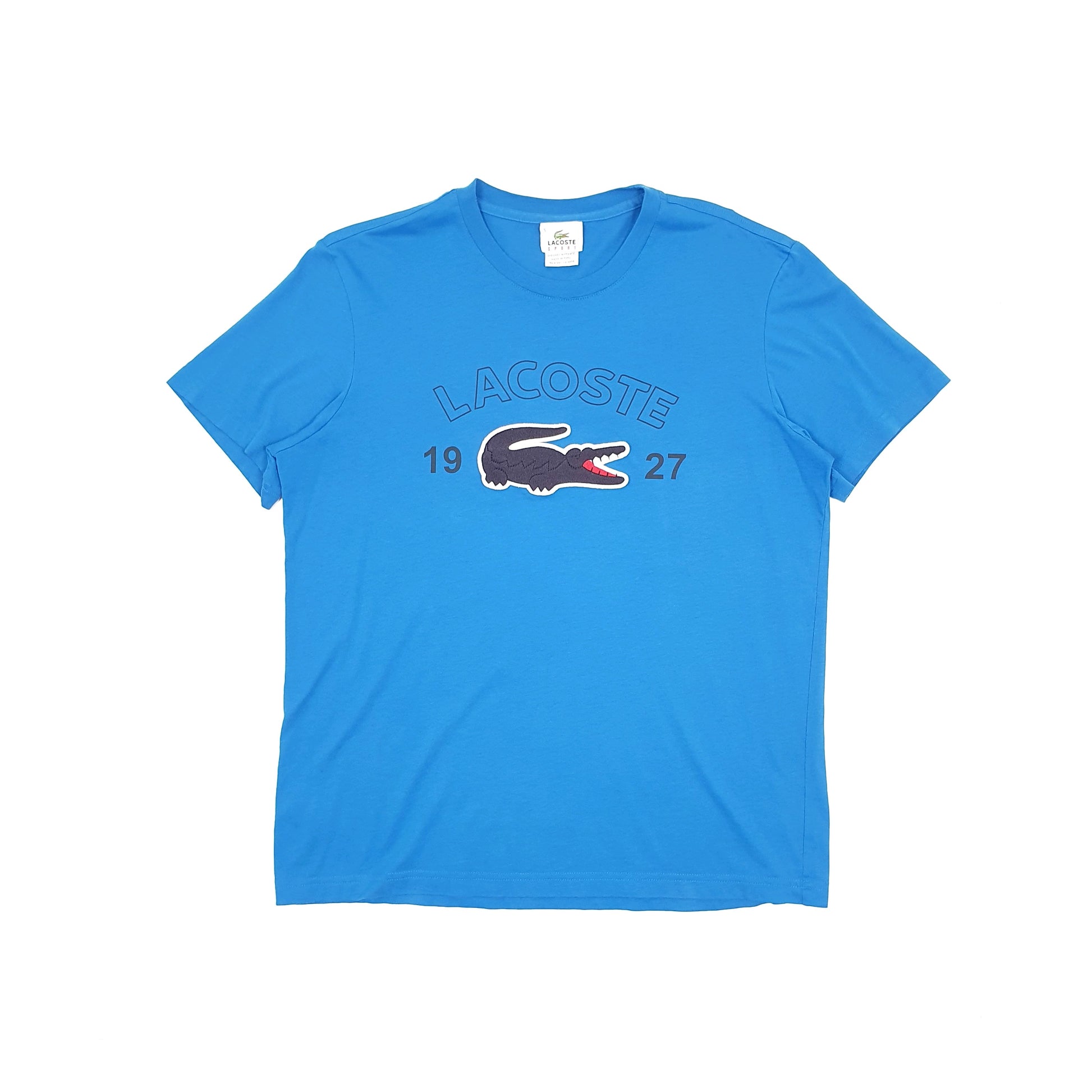 Lacoste Short Sleeve T Shirt Blue