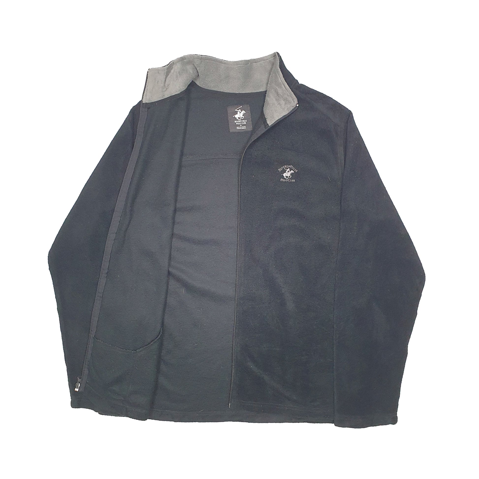 Beverly Hills Polo Club Full Zip Fleece M Black