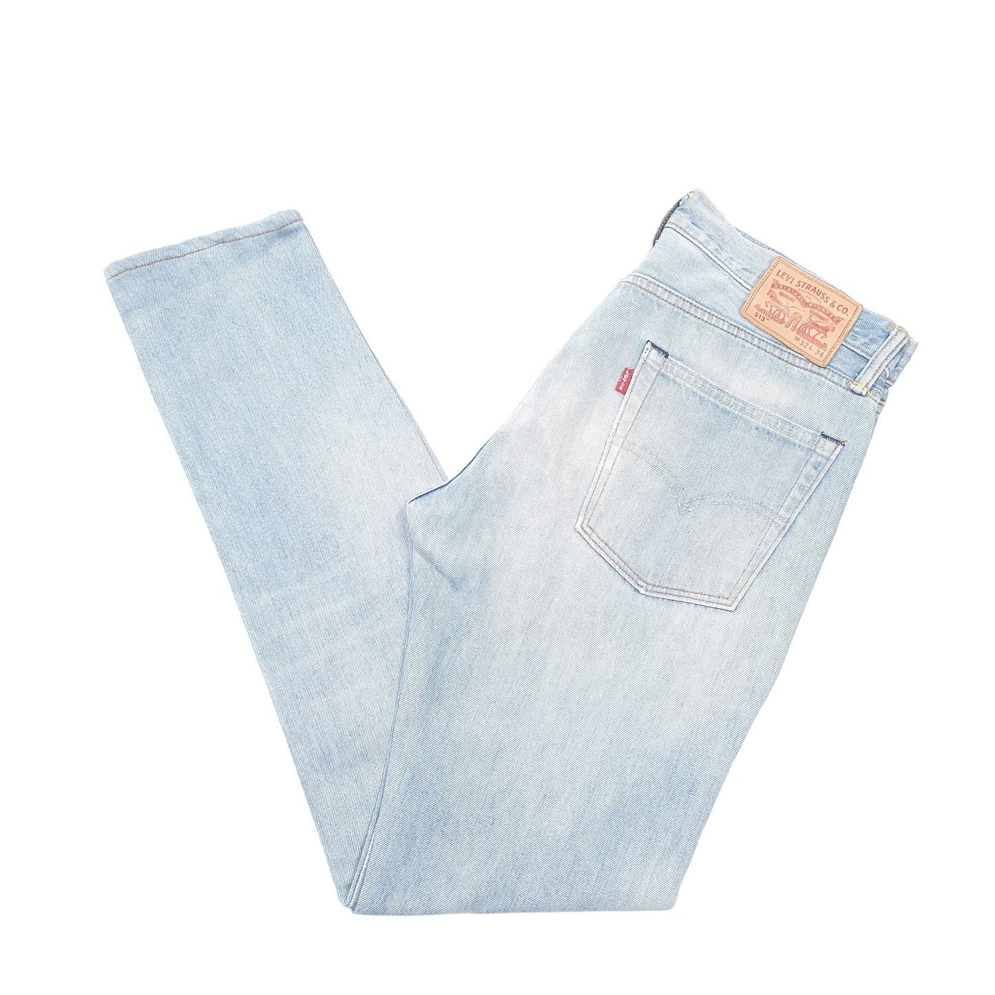 Mens Blue Levis  513 JeansW34 L32