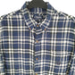 Chaps Flannel Shacket Long Sleeve Regular Fit Check Shirt Blue