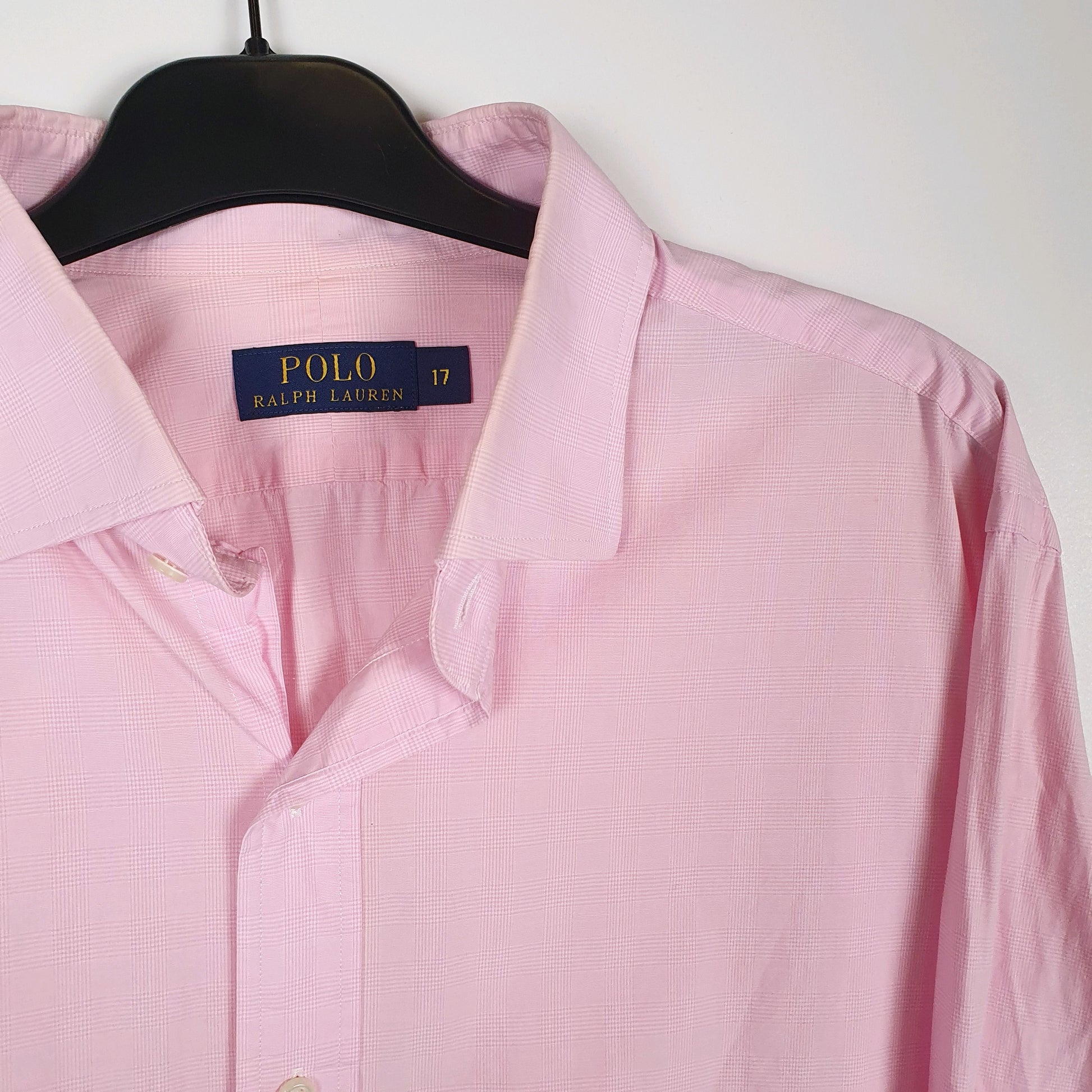 Polo Ralph Lauren Long Sleeve Regular Fit Check Shirt Pink