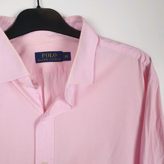 Polo Ralph Lauren Long Sleeve Regular Fit Check Shirt Pink
