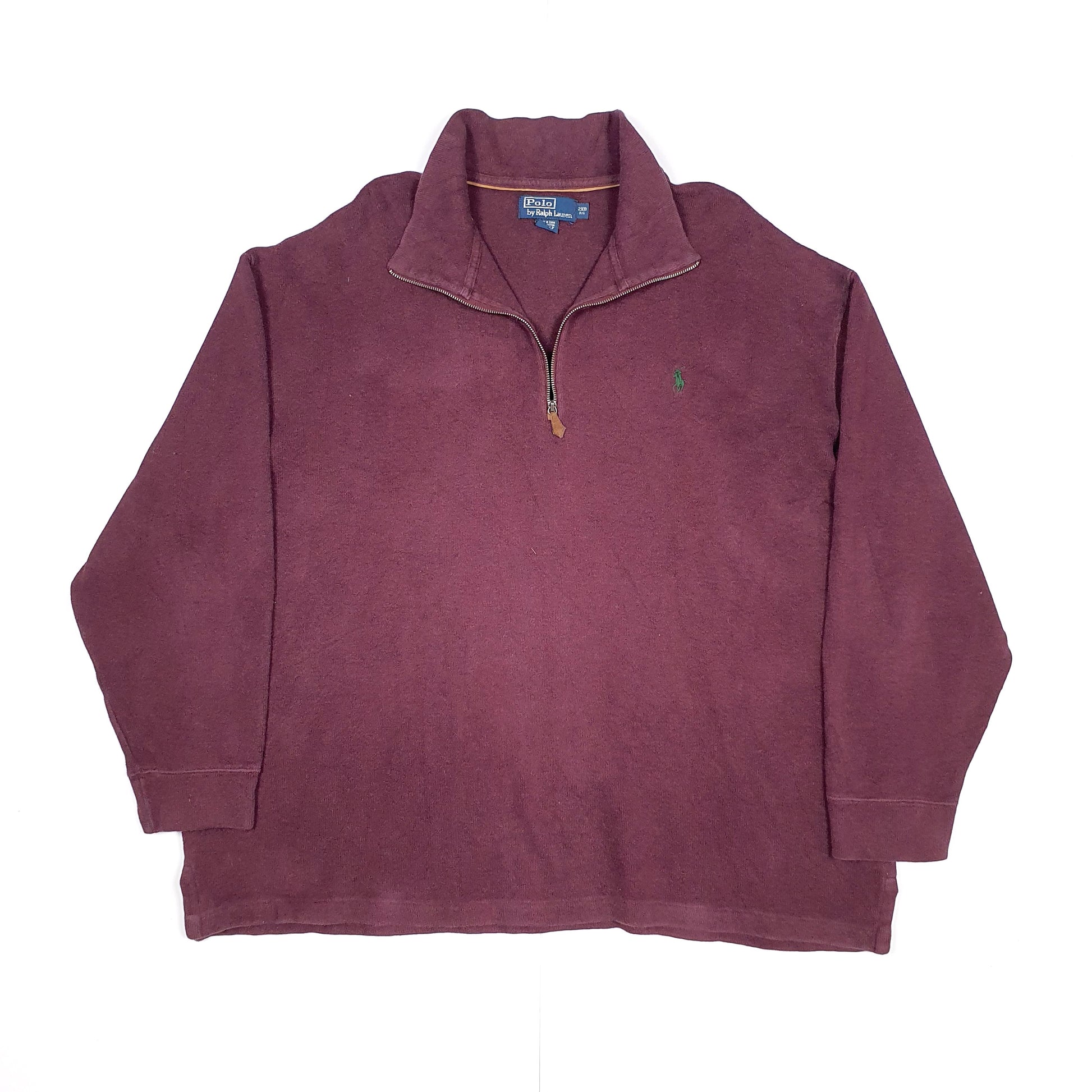 Burgundy Polo Ralph Lauren Quarter Zip Jumper