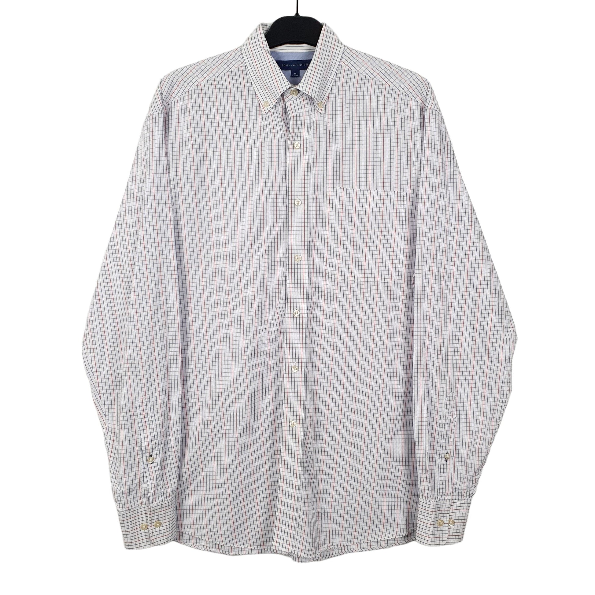 Tommy Hilfiger Long Sleeve Regular Fit Check Shirt Blue