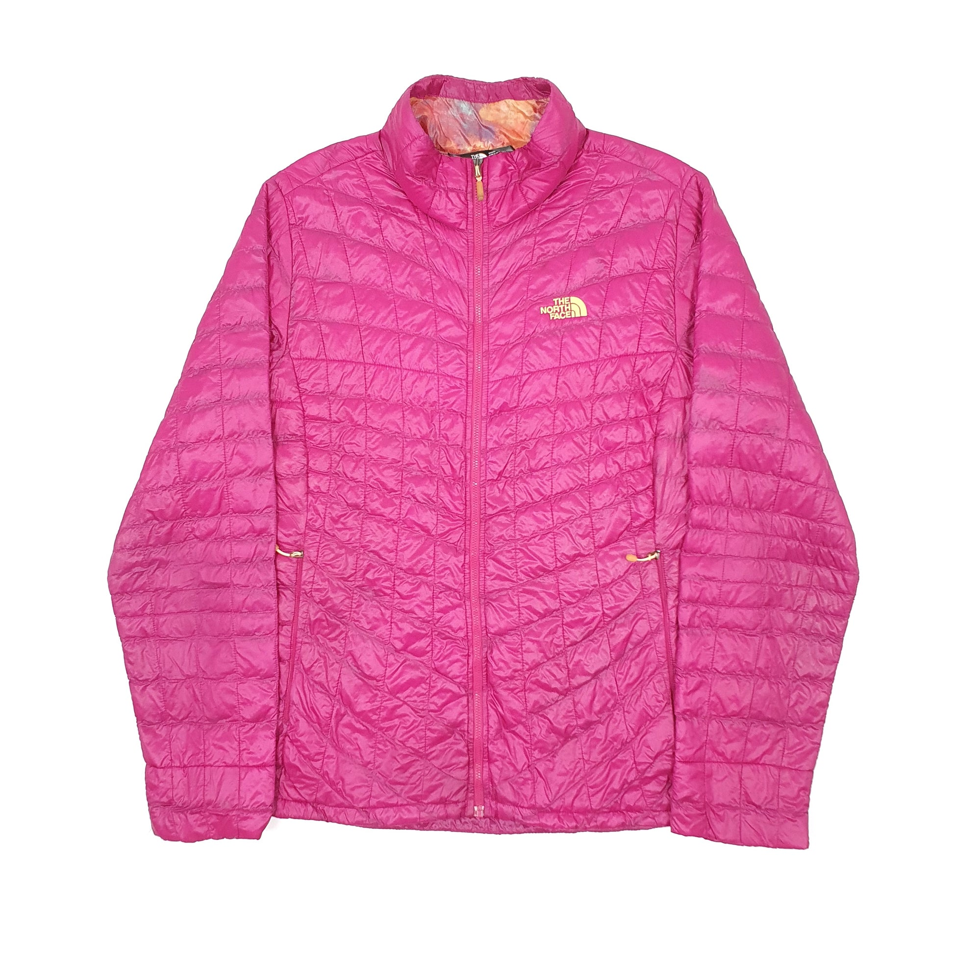 Womens Burgundy The North Face Thermoball Lightweight Puffer Jacket Coat