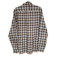 H&M Flannel Shacket Long Sleeve Regular Fit Check Shirt Tan