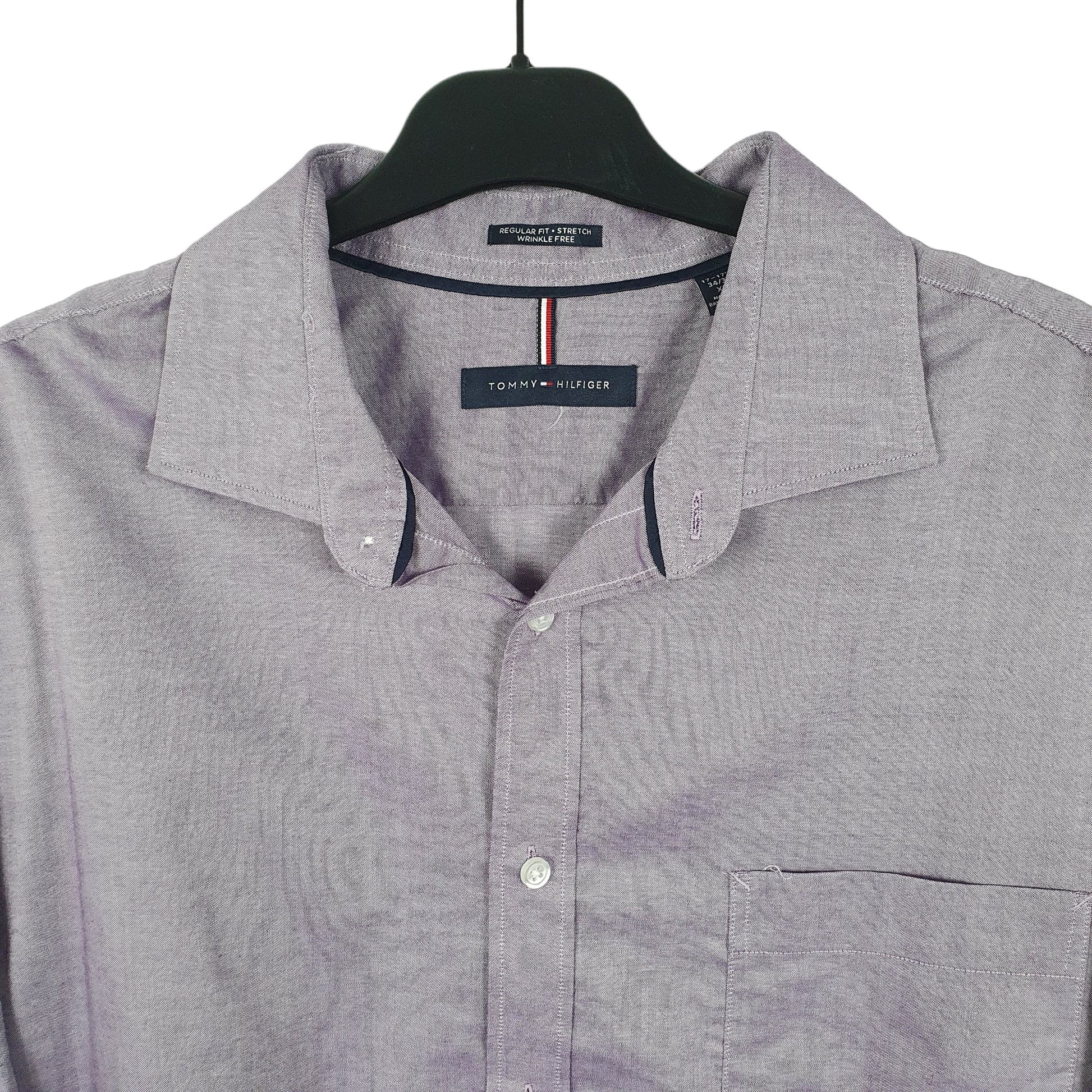 Tommy Hilfiger Long Sleeve Regular Fit Shirt Purple