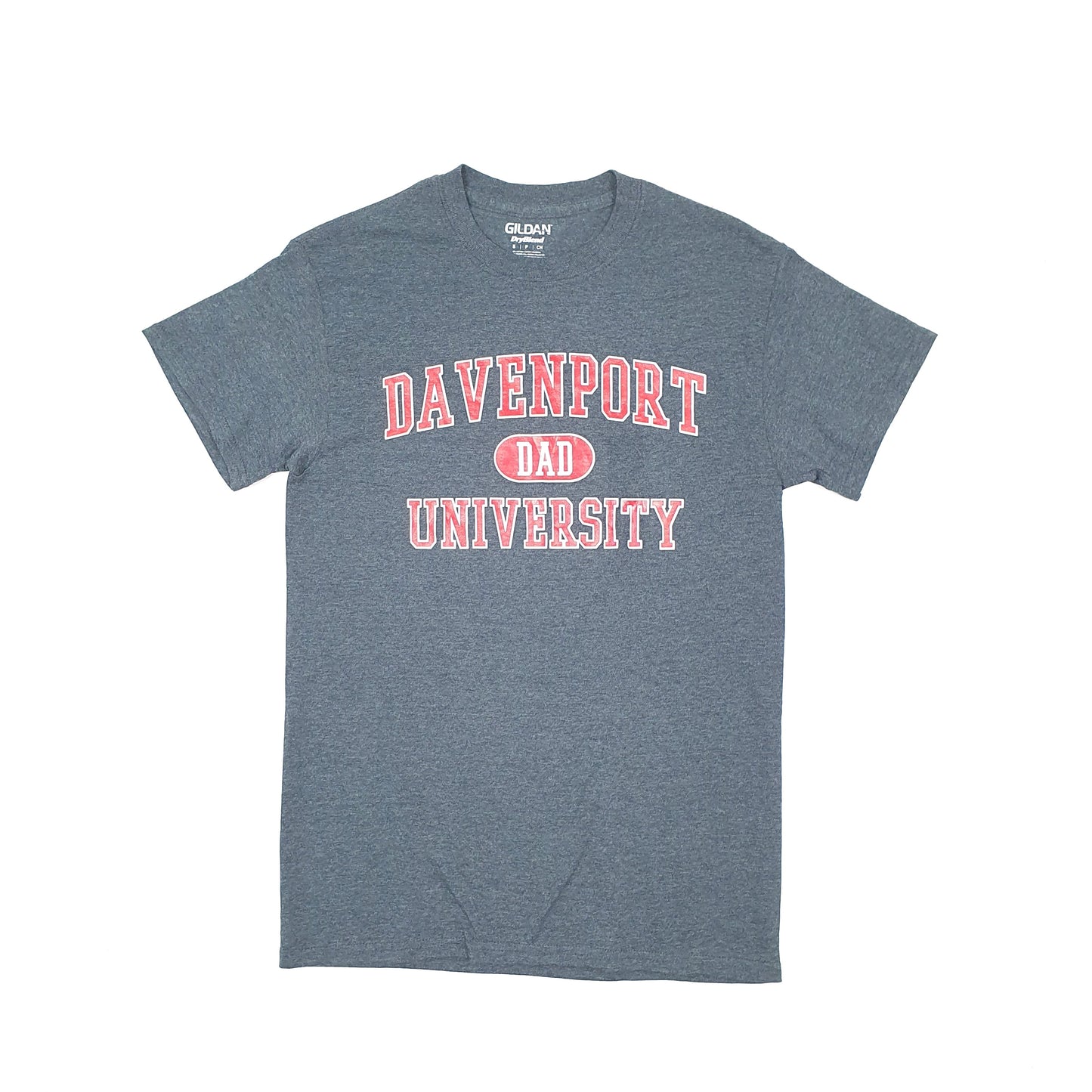 Gildan Davenport University Short Sleeve Polo Shirt Grey