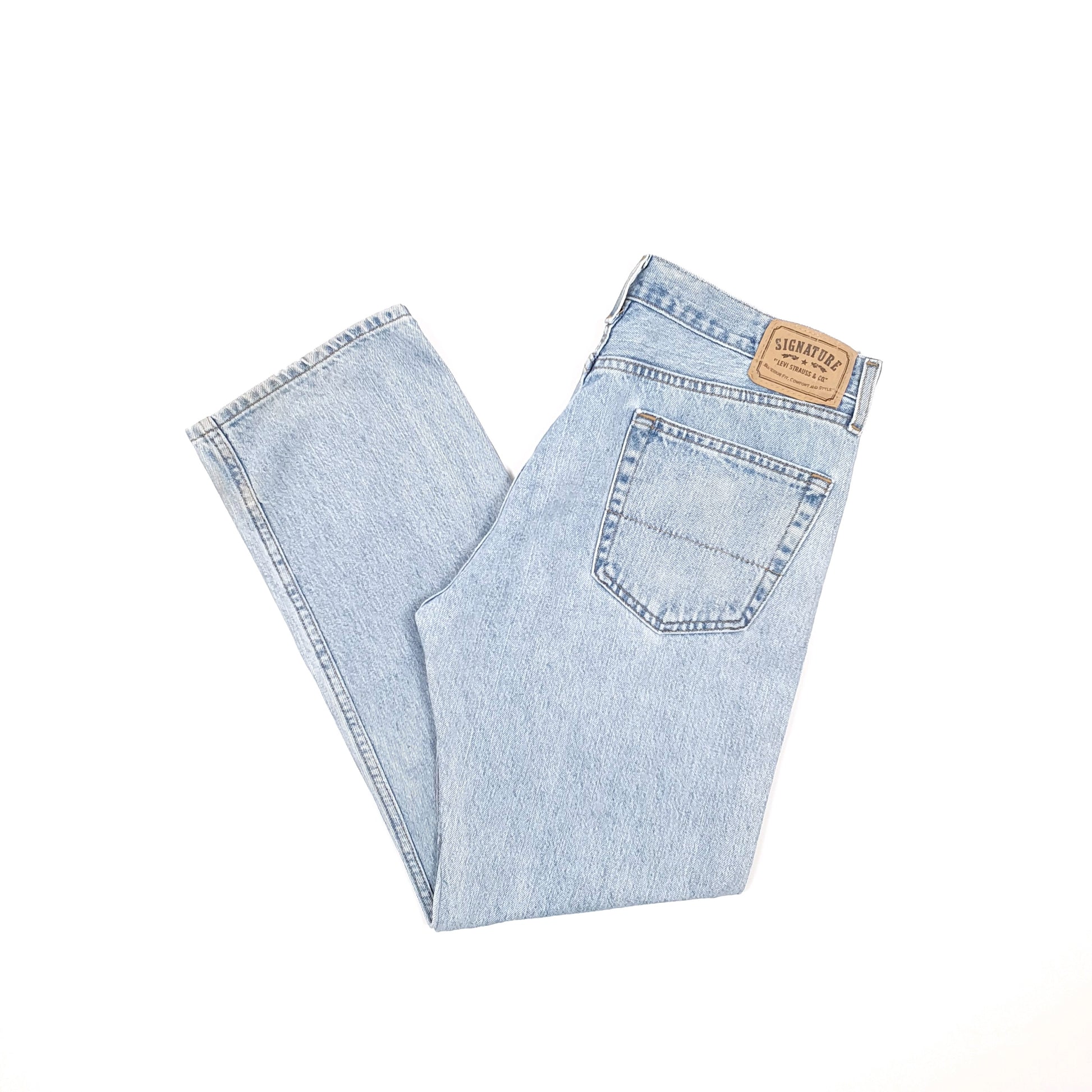 Levis Signature Regular Fit Jeans W34 L29 Blue