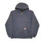 Mens Navy Carhartt Rain Defender Active Full Zip Jumper