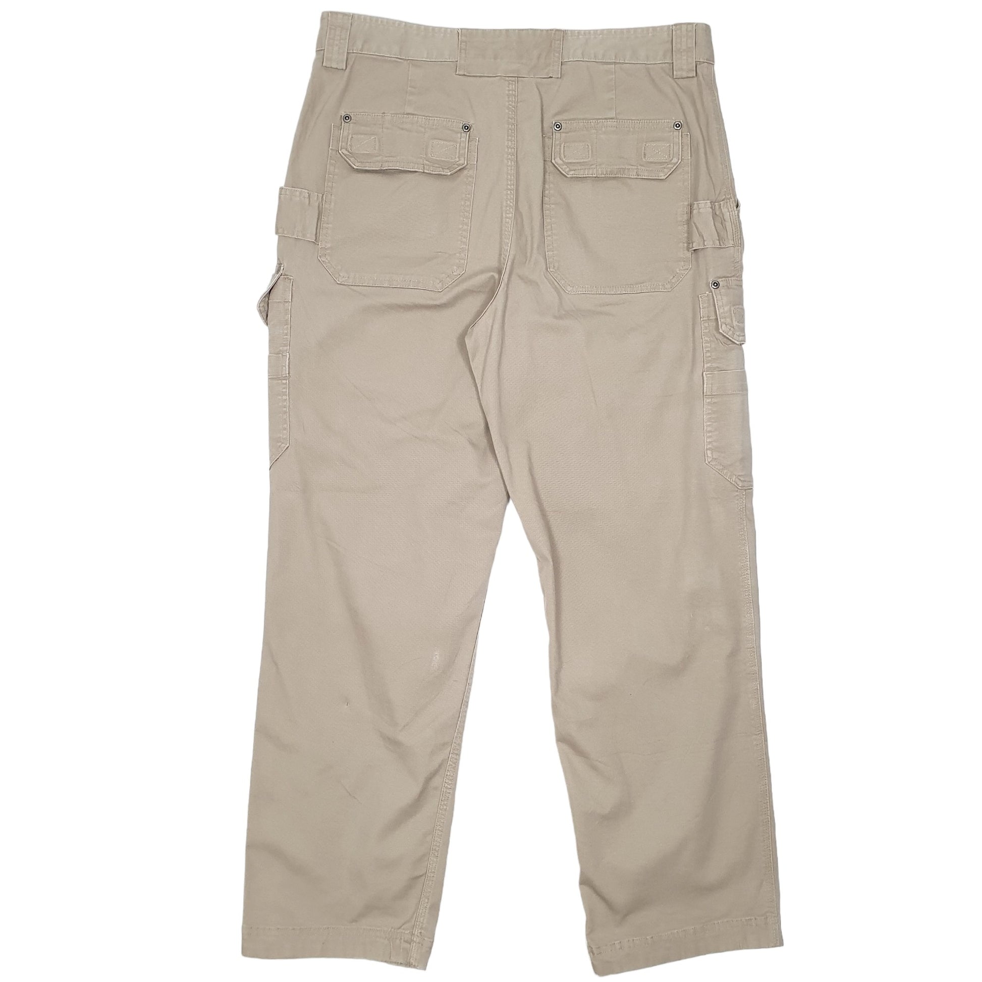 Mens Beige Duluth Trading Co Combat Pants Cargo Trousers