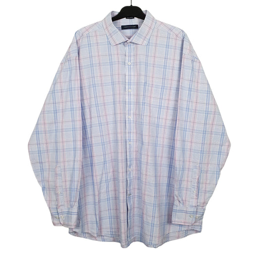 Tommy Hilfiger Long Sleeve Regular Fit Check Shirt Blue