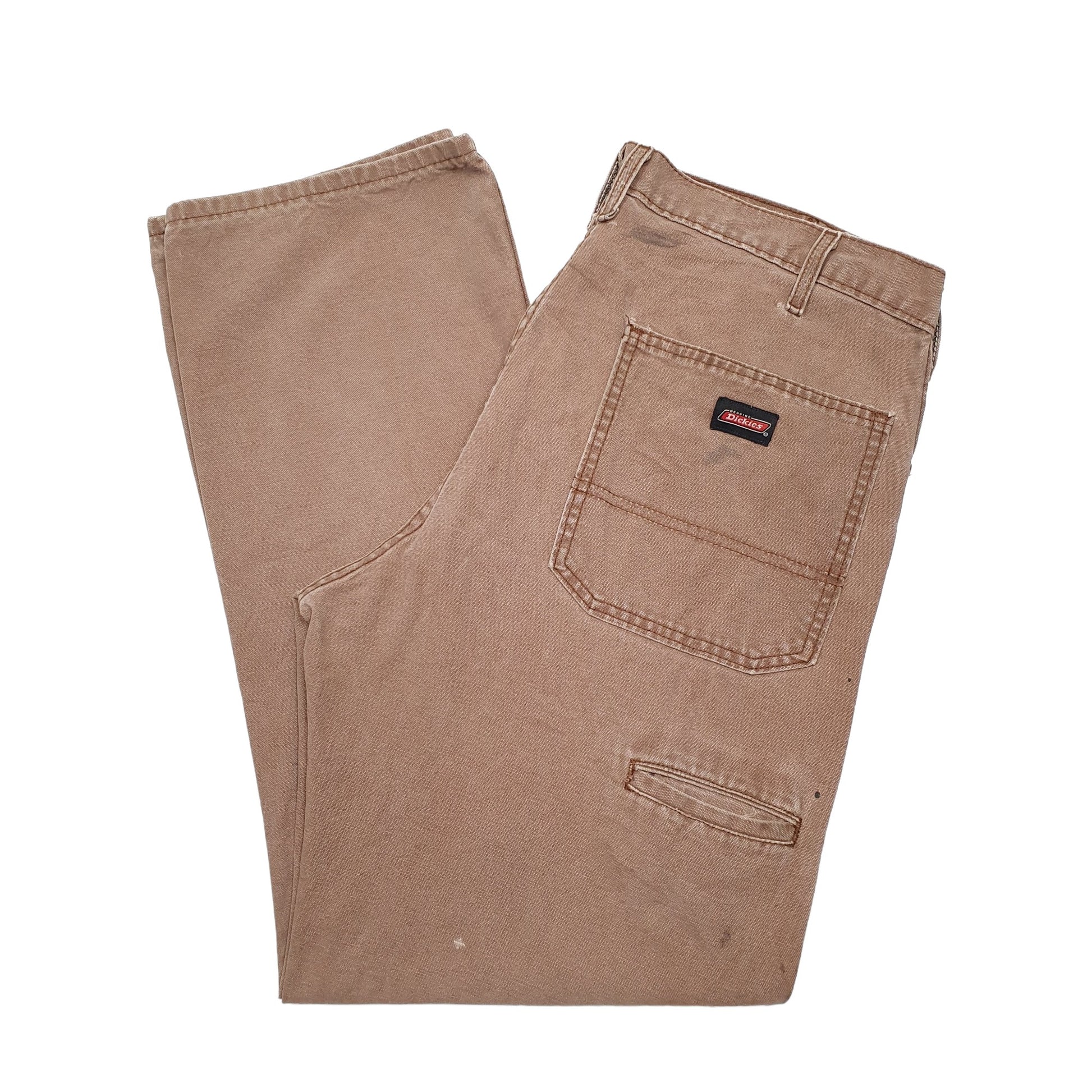 Mens Brown Dickies  Carpenter Trousers