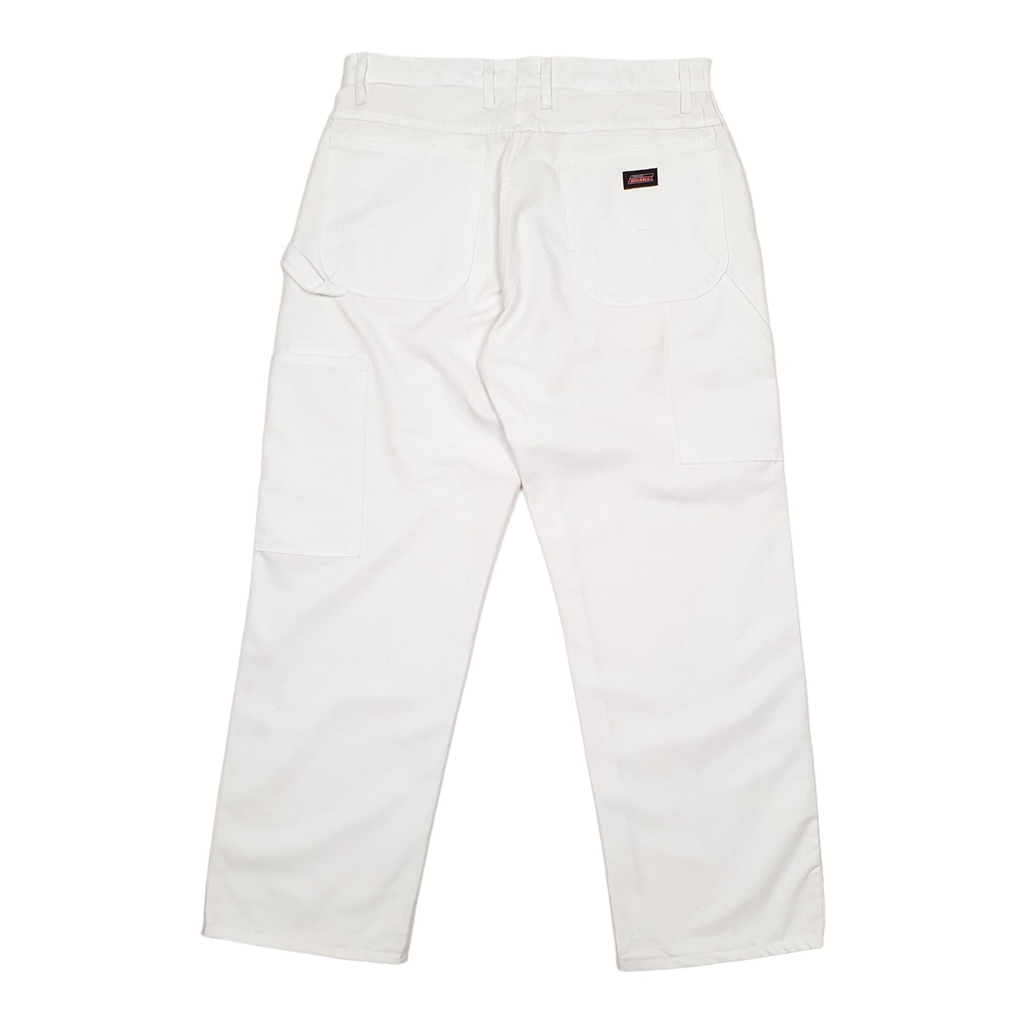 Mens White Dickies  Carpenter Trousers