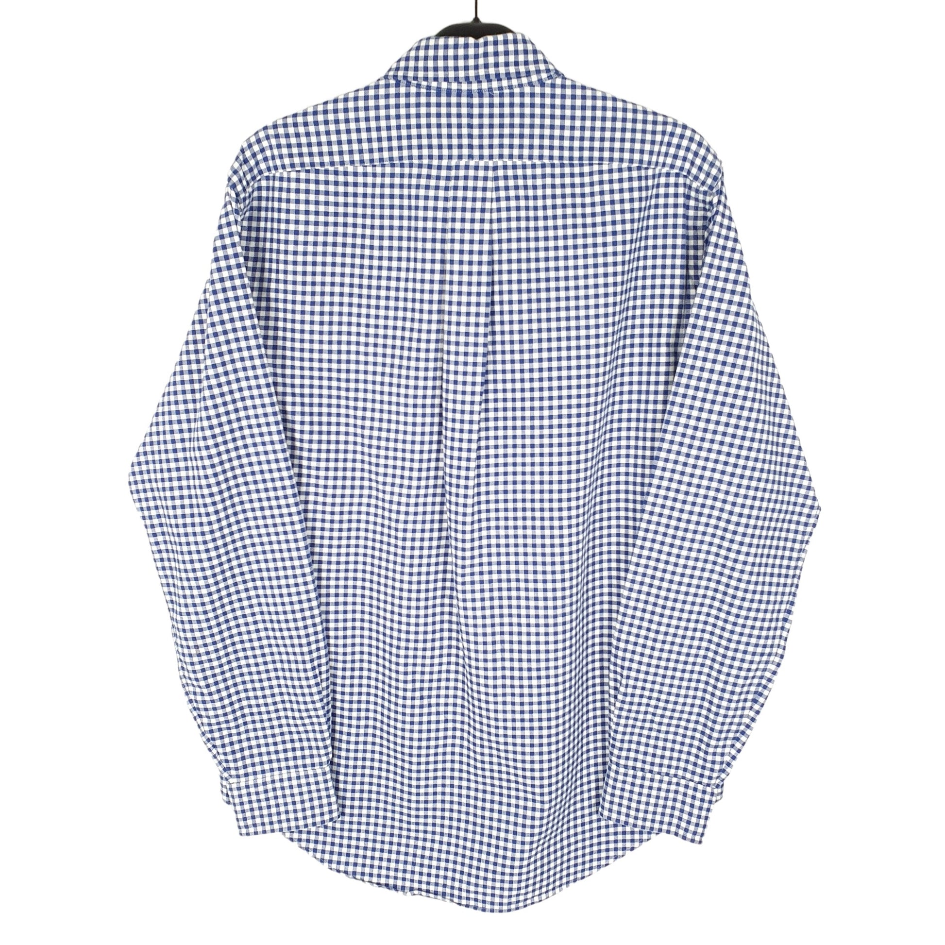 Ralph Lauren Long Sleeve Classic Fit Gingham Shirt Blue