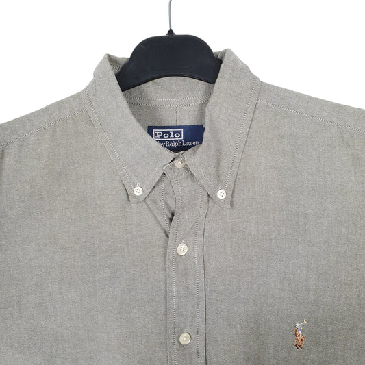 Ralph Lauren Long Sleeve Yarmouth Fit Shirt Khaki