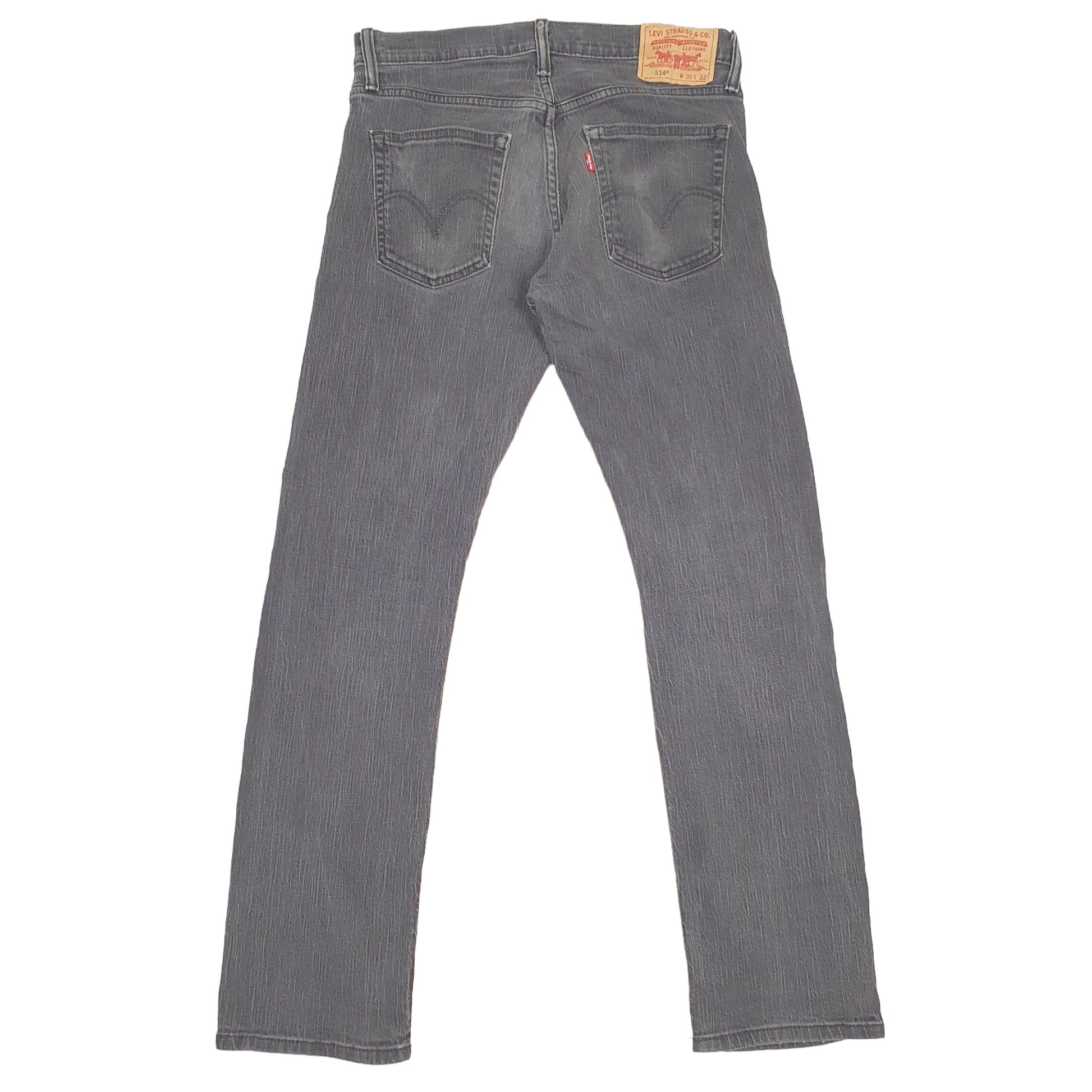 Levis 514 Straight Fit Slim Jeans W31 L30 Black