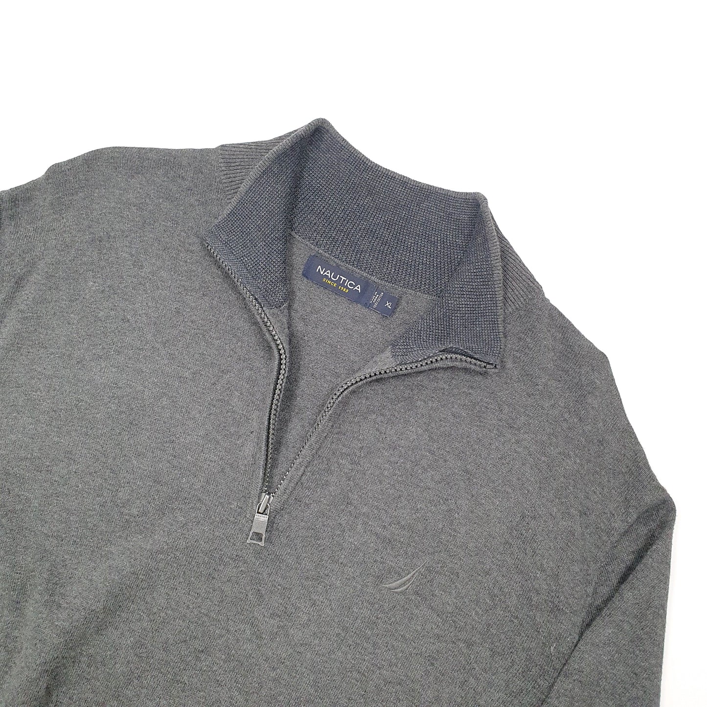 Nautica Quarter Zip L Grey