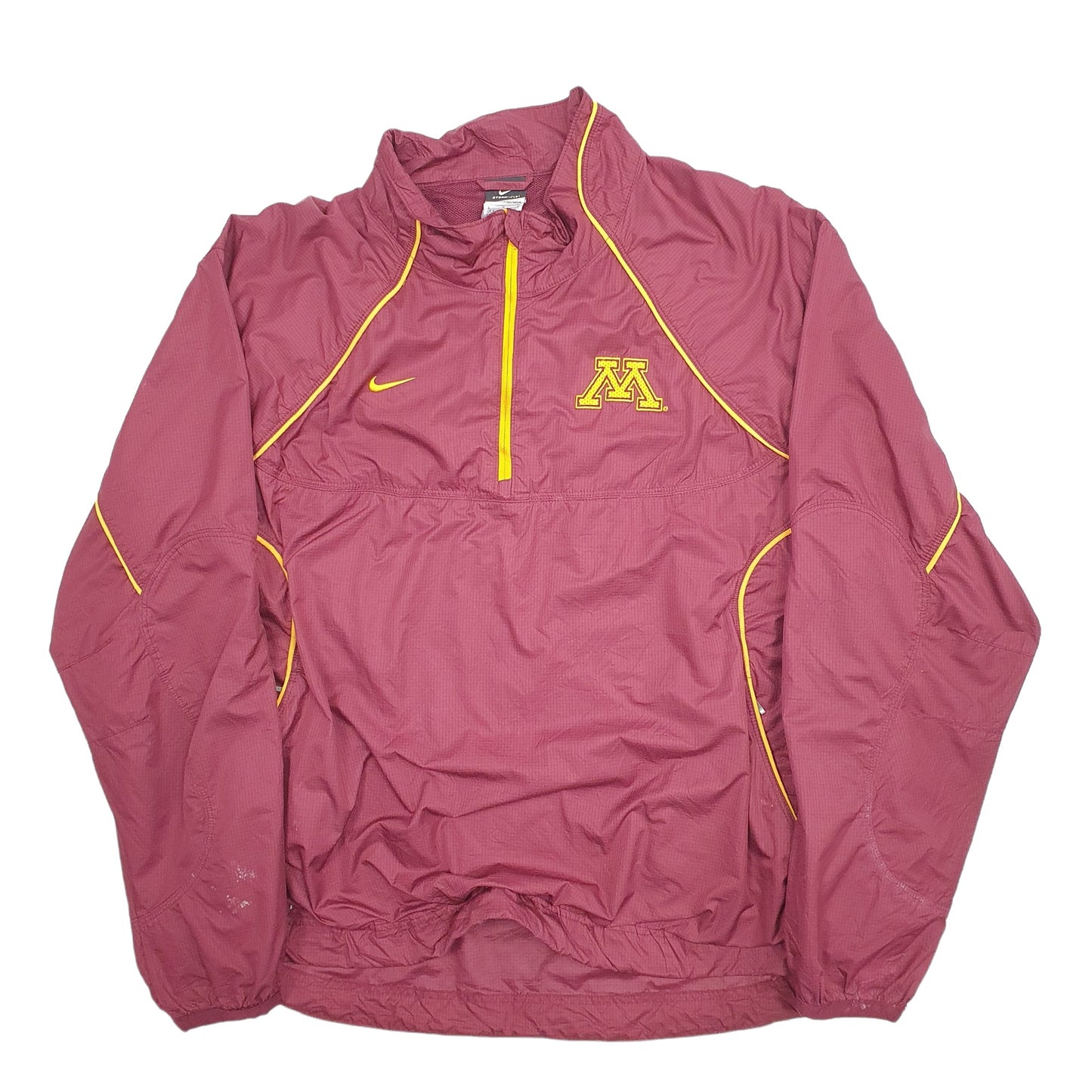 Mens Burgundy Nike Minnesota Storm-Fit Windbreaker Coat