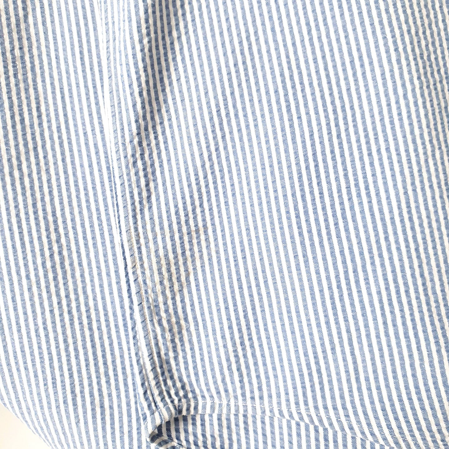 Ralph Lauren Short Sleeve Blaire Fit Pinstripe Shirt White