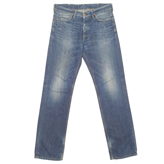 Mens Blue Carhartt Texas Relaxed Casual JeansW34 L34