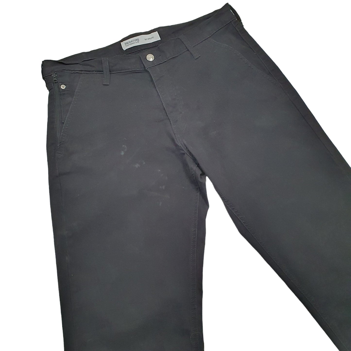 Levis Athletic Straight Fit Jeans W34 L32 Black