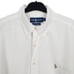 Mens White Ralph Lauren  Long Sleeve Shirt