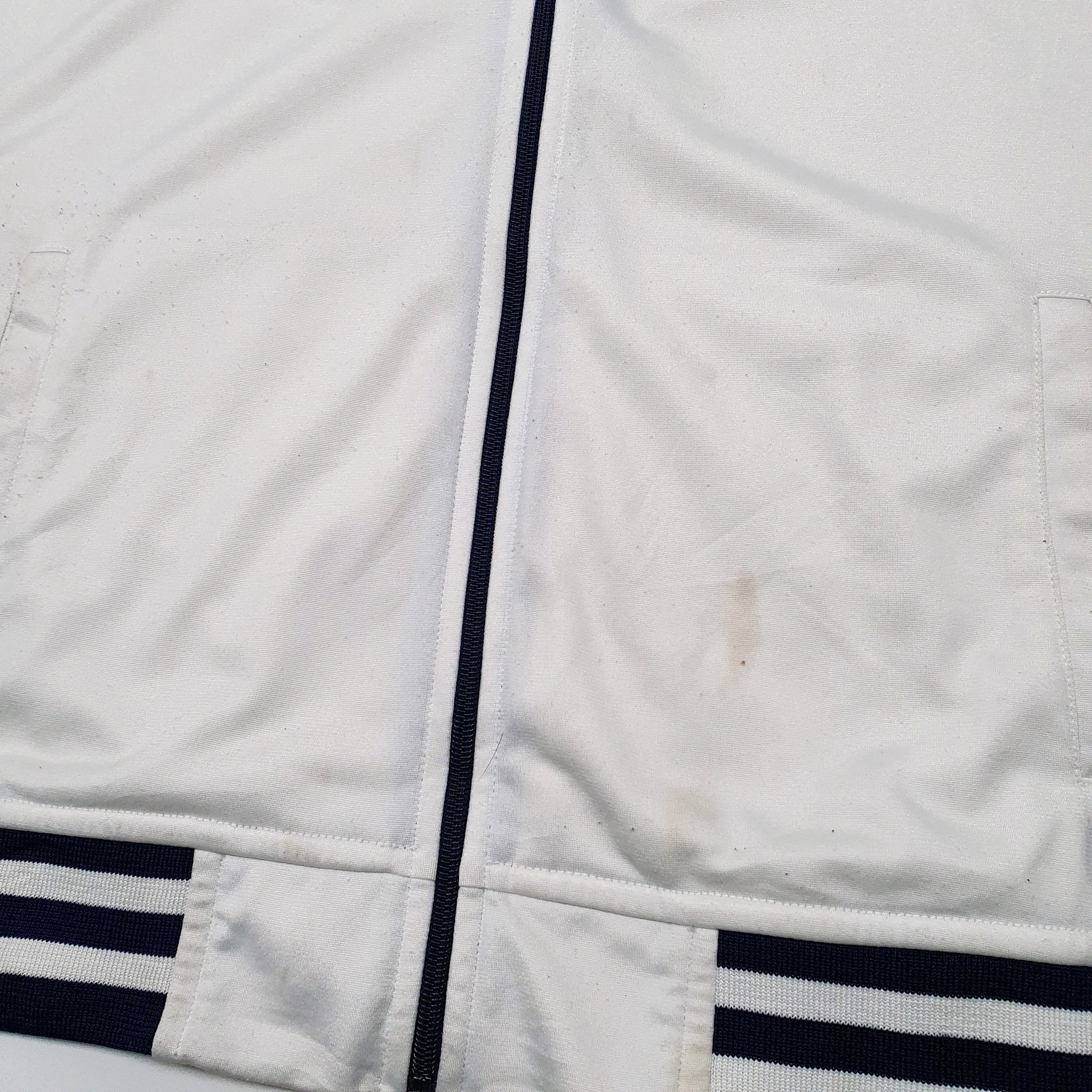 Mens White Polo Ralph Lauren Active Track Workout Full Zip Jumper