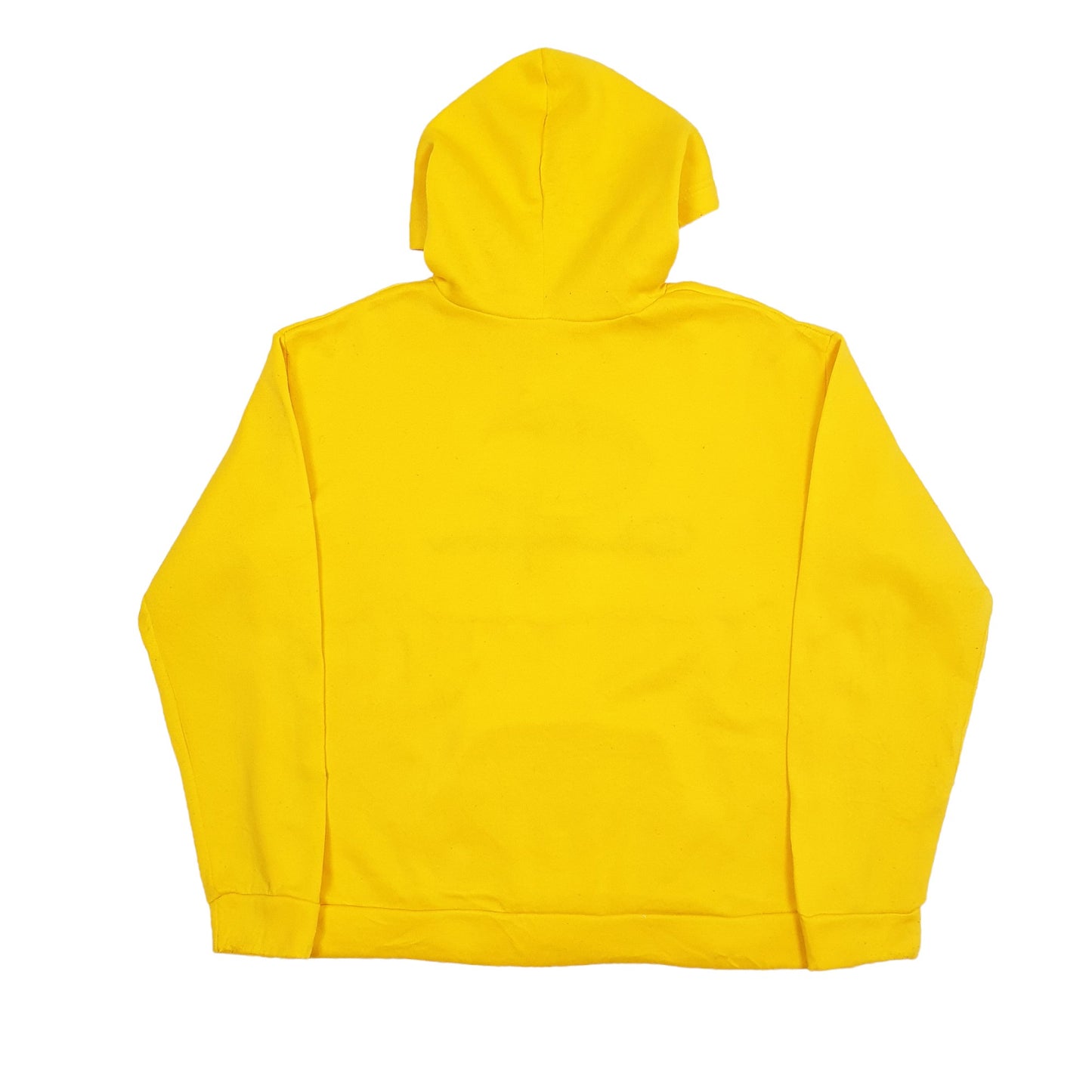 Mens Yellow Champion Spellout Hoodie Jumper