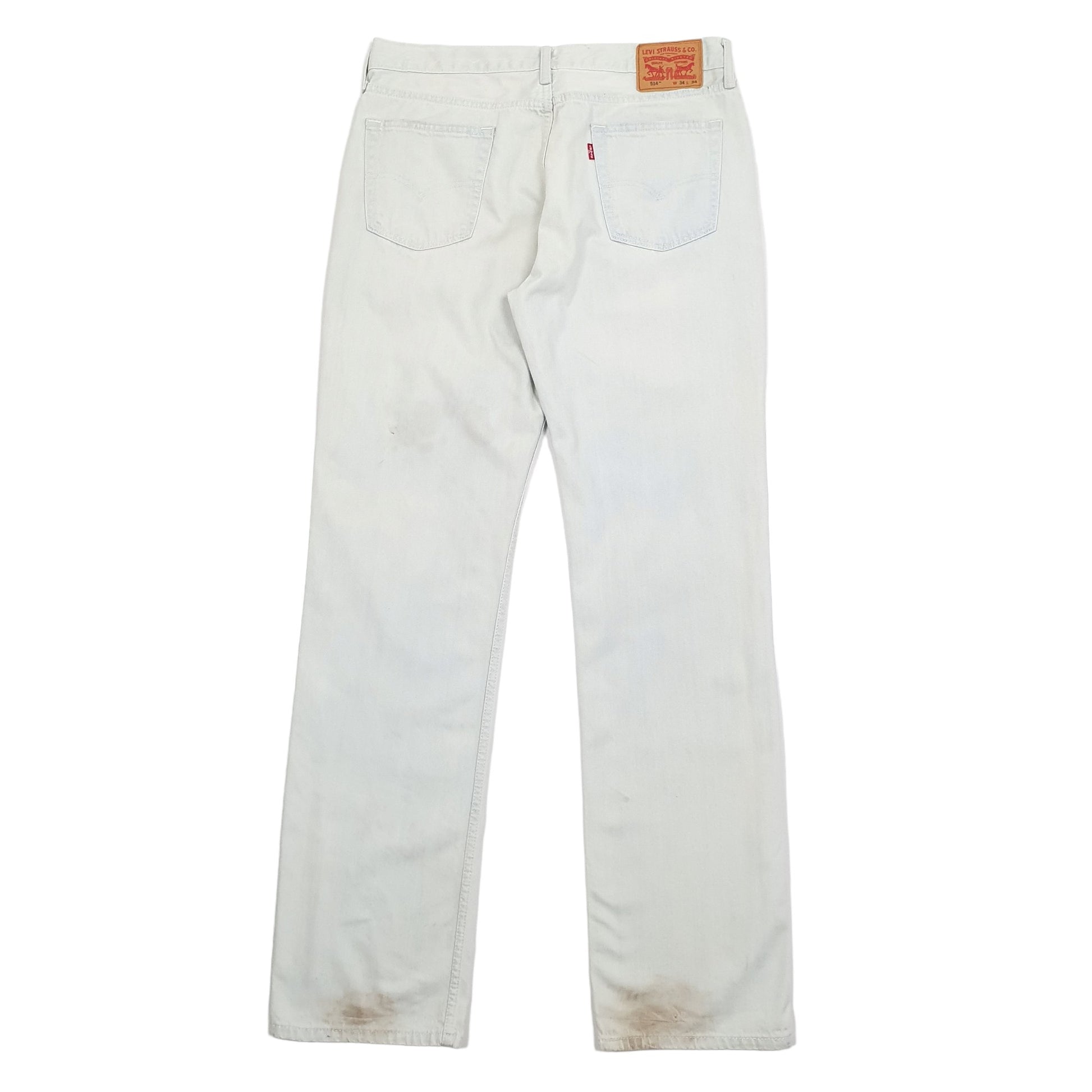 Levis 514 Straight Fit Jeans W34 L34 Blue