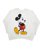 Mens White Disney Vintage Made In USA Crewneck Jumper