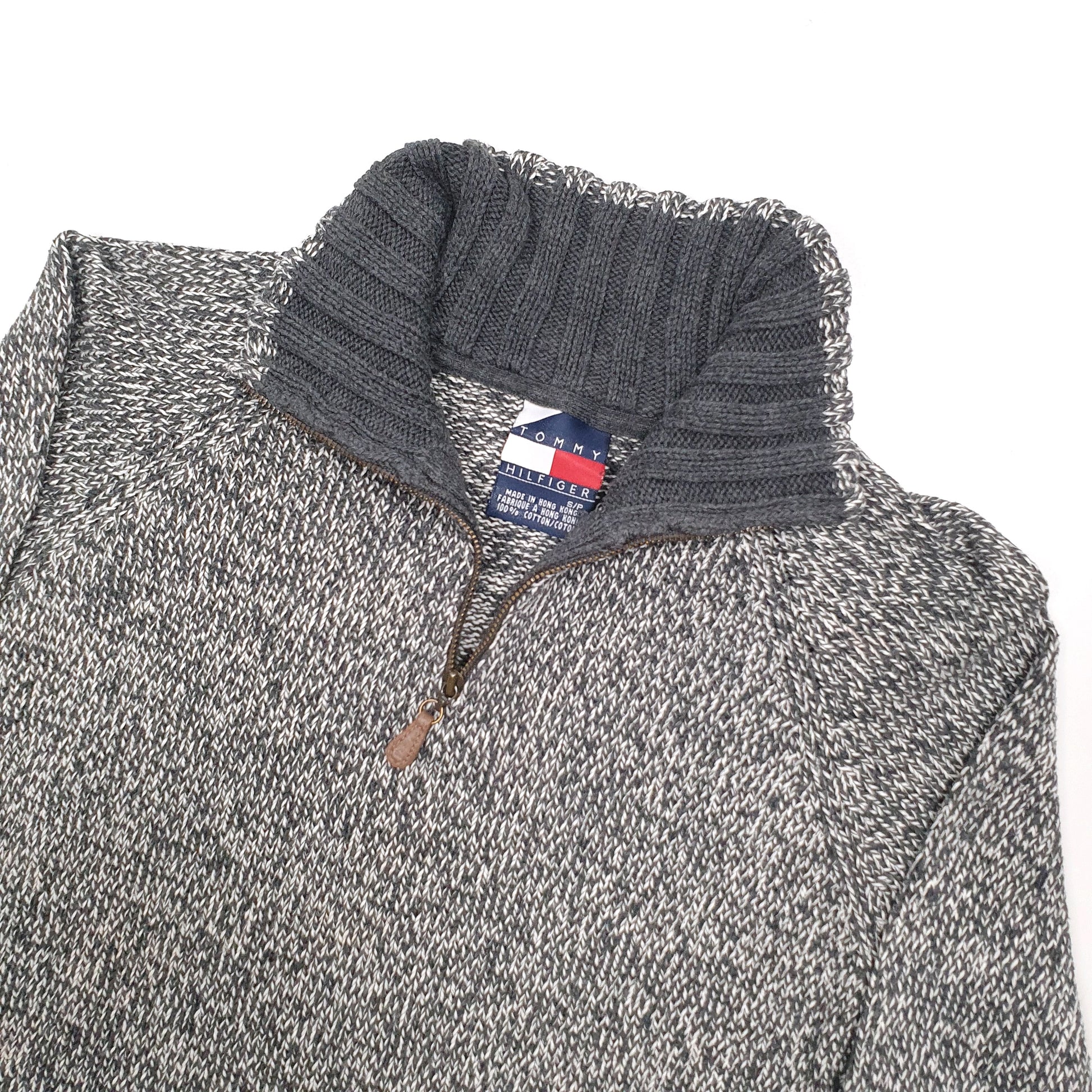 Tommy Hilfiger Quarter Zip S Grey