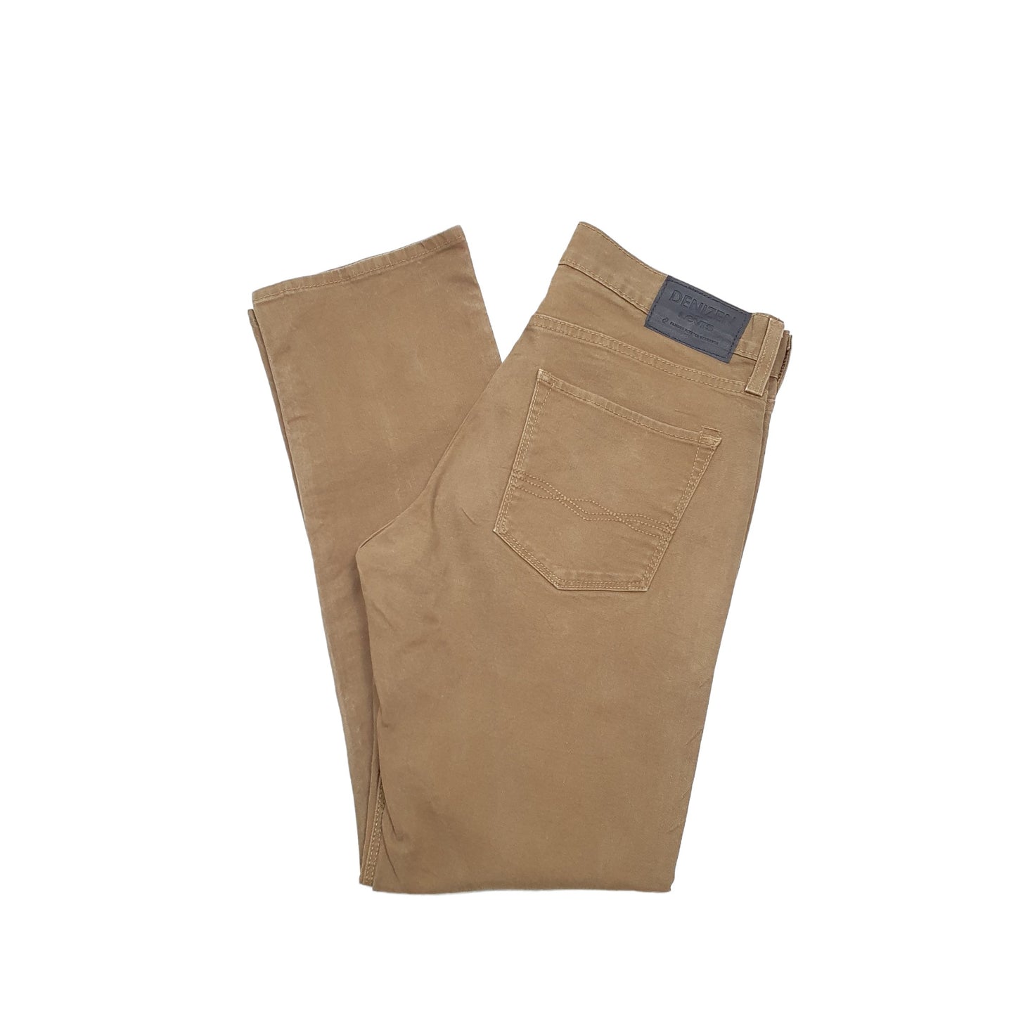 Levis Denizen Slim Fit Straight Jeans W30 L29 Brown