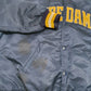 Mens Navy Starter Made in USA Notre Dame Vintage Fighting Irish American Football Varsity  Coat