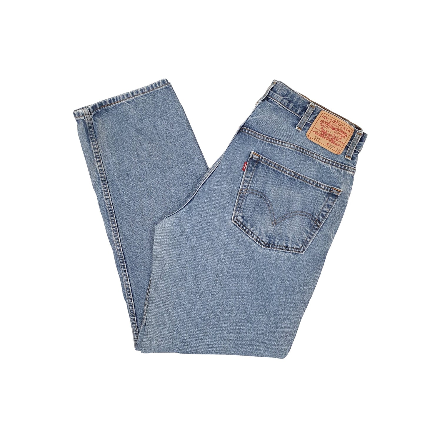 Levis 550 Relaxed Fit Jeans W38 L34 Blue