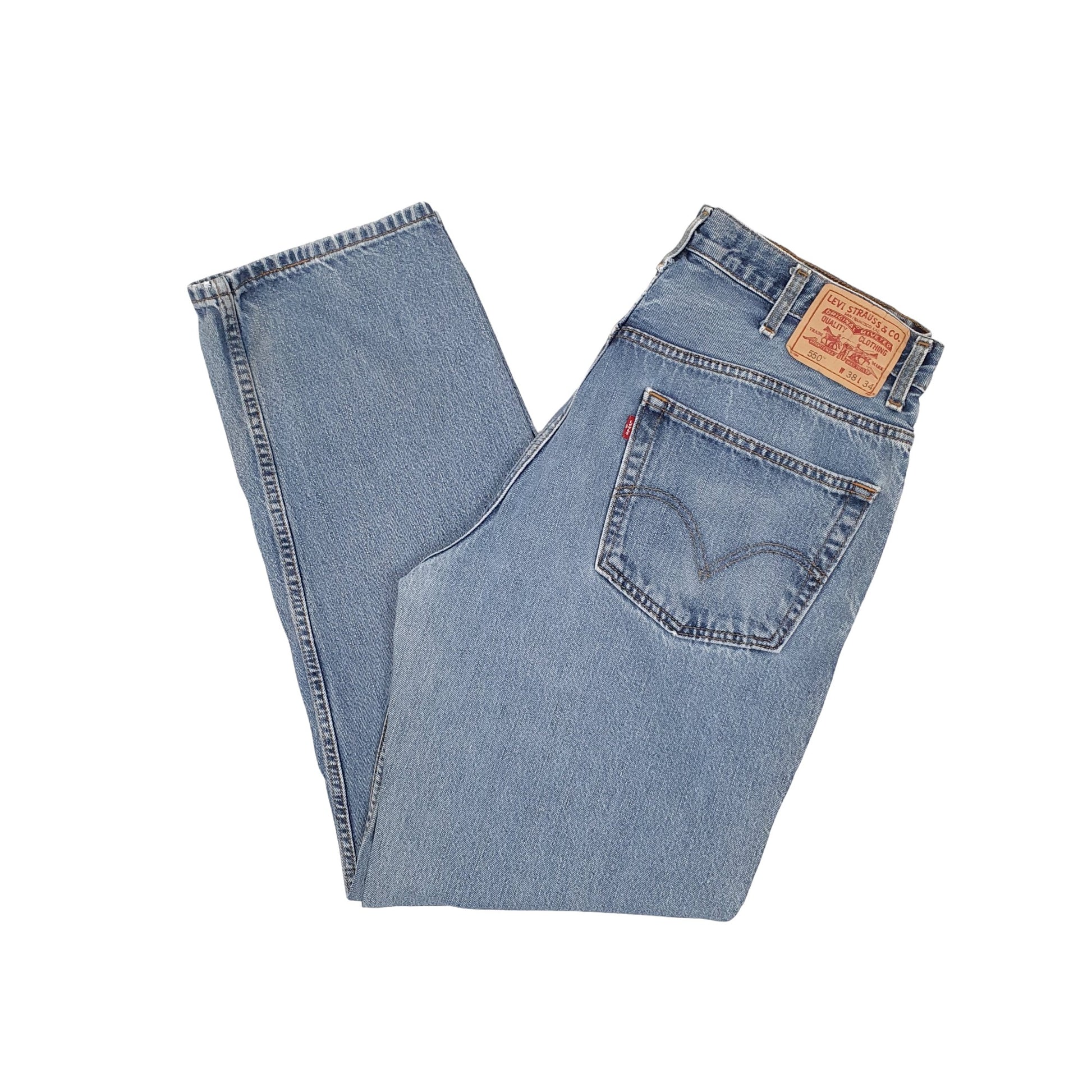 Levis 550 Relaxed Fit Jeans W38 L34 Blue