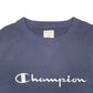 Mens Navy Champion Script Crewneck Jumper