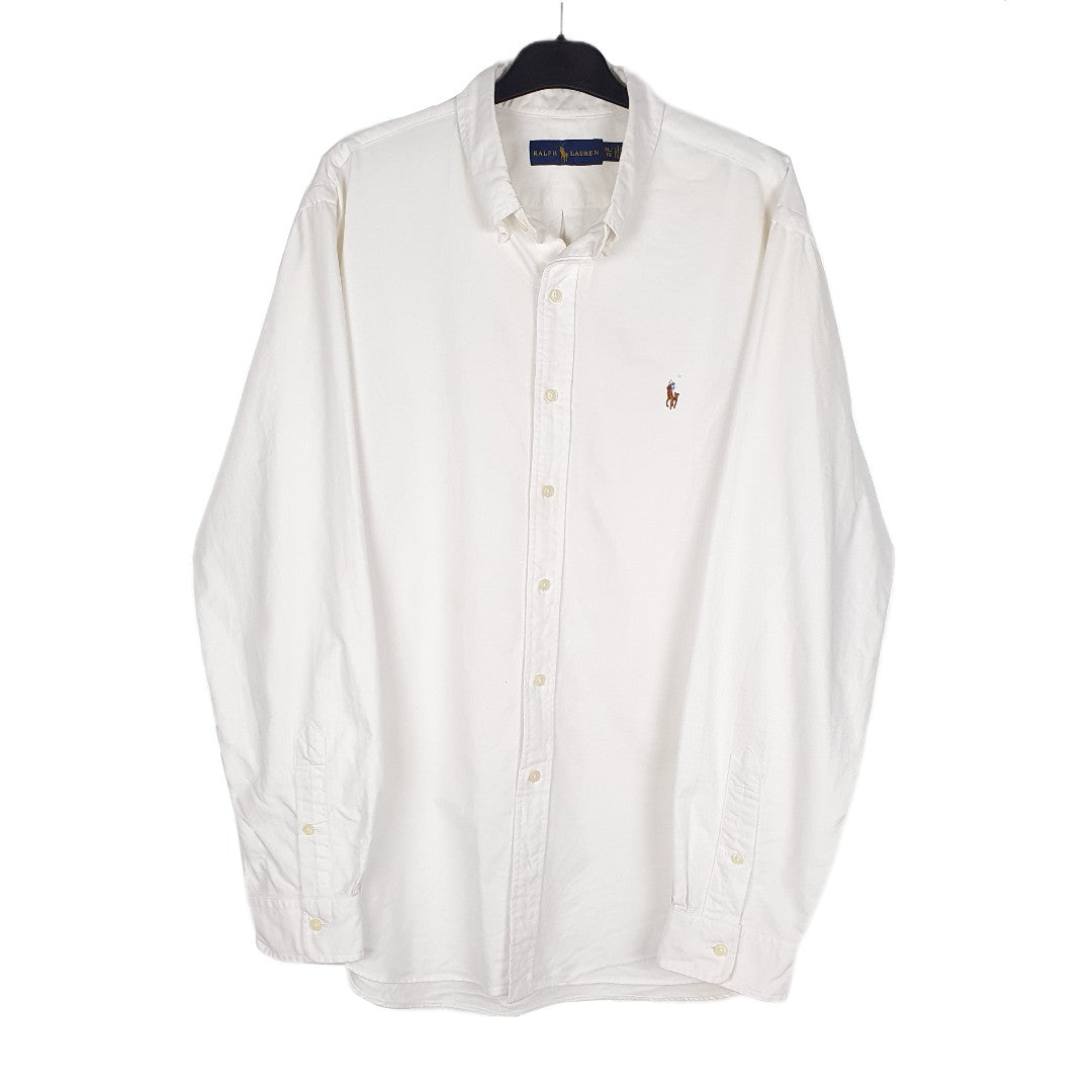 White Polo Ralph Lauren Long Sleeve Shirt