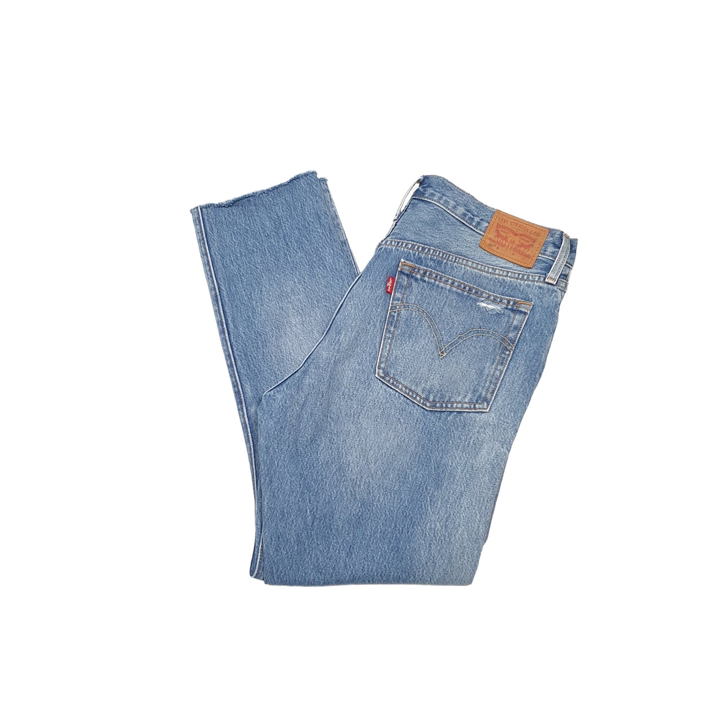 Levis 501 Regular Fit Jeans W30 L27 Blue