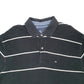 Mens Black Tommy Hilfiger  Short Sleeve Polo Shirt