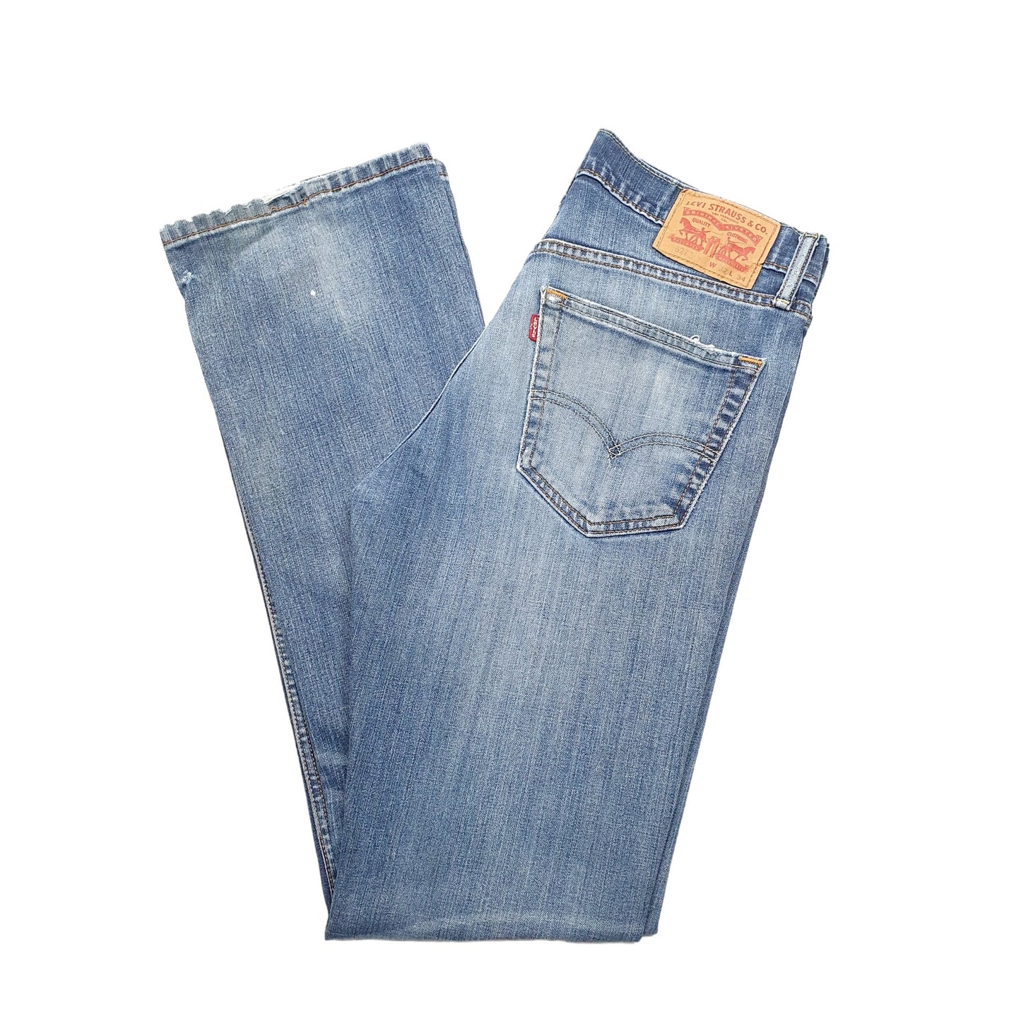Levis 527 Bootcut Fit Jeans W32 L34 Blue