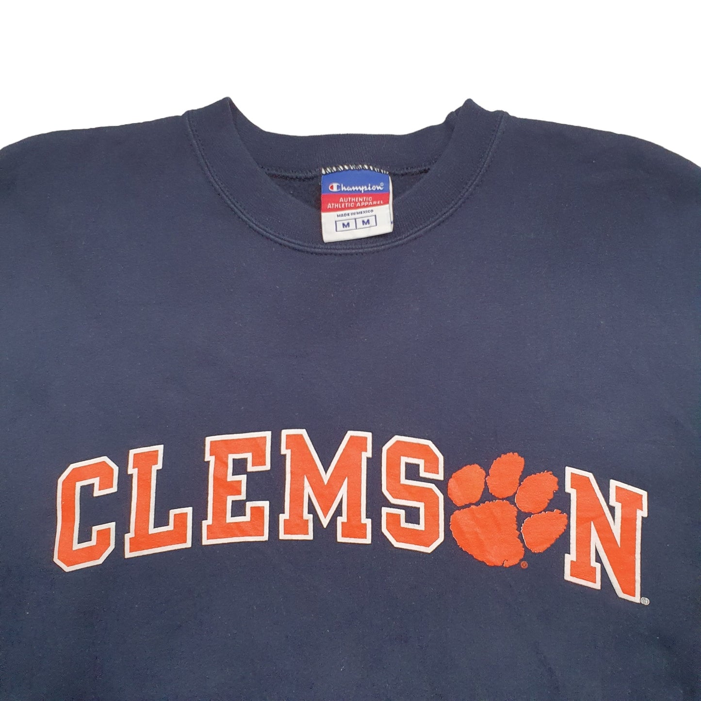 Mens Blue Champion  Crewneck Jumper