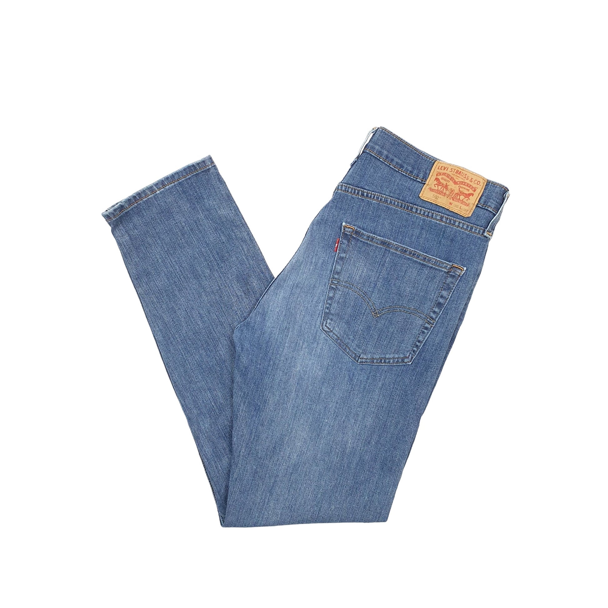 Levis 502 Regular  Fit Jeans W36 L30 Grey